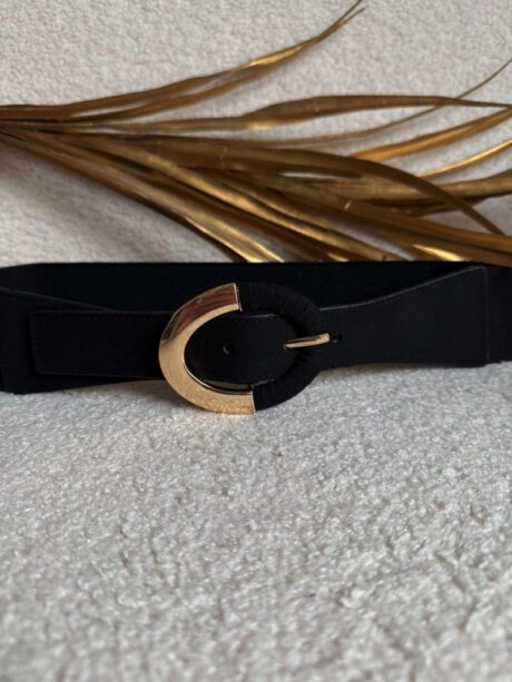 ceinture élastique noire – Image 2